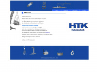 htk-hebetechnik.de Webseite Vorschau