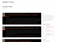 htv-handball.de Webseite Vorschau