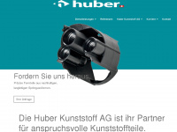 huber-kunststoff.ch Webseite Vorschau