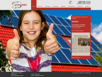 huber-solar.de Webseite Vorschau