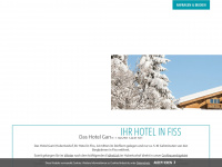 hubertushof-fiss.at Webseite Vorschau