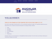 huchler-bau.de Webseite Vorschau