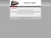 huebener-logistik.de Webseite Vorschau