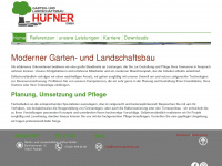 huefner-gartenbau.de Webseite Vorschau
