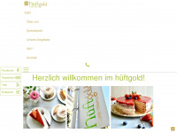 hueftgold-cafe.de Webseite Vorschau