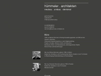 huemmeler-architekten.de Webseite Vorschau