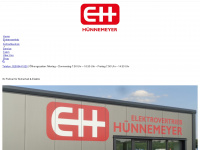 huennemeyer-elektro.de Webseite Vorschau
