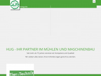 hug-maschinenbau.ch Webseite Vorschau