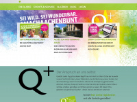 qplus-aachen.de Webseite Vorschau