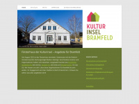 kulturinselbramfeld.de Webseite Vorschau