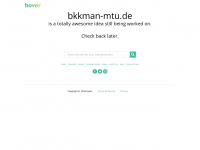 bkkman-mtu.de Webseite Vorschau