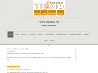 huma-holz.ch Webseite Vorschau