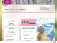 humanistische-kunsttherapie.de Webseite Vorschau