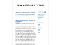 humanistische-stiftung.de