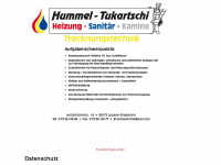 hummel-tukartschi.de Webseite Vorschau