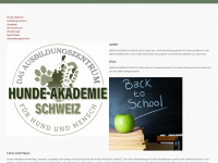 hunde-akademie.ch Webseite Vorschau