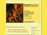 hundeakademie.ch Webseite Vorschau