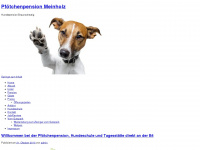 hundepension-meinholz.de Webseite Vorschau
