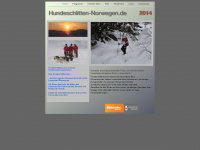 hundeschlitten-norwegen.de Webseite Vorschau