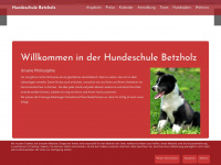 hundeschule-betzholz.ch Webseite Vorschau