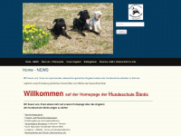 hundeschule-saentis.ch Webseite Vorschau