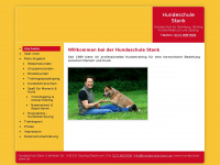 hundeschule-stank.de Webseite Vorschau