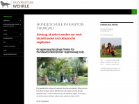 hundeschule-wehrle.ch Webseite Vorschau