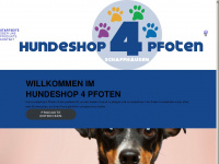 hundeshop-4pfoten.ch Webseite Vorschau