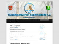 hundesportverein-suederhastedt.de Webseite Vorschau