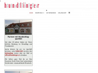hundlinger.at Webseite Vorschau