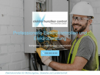 hunziker-control.ch Webseite Vorschau