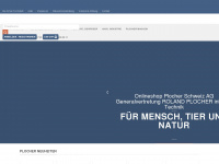 plocher-schweiz.ch Webseite Vorschau