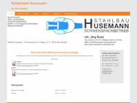 husemann-schlosserei.de Webseite Vorschau