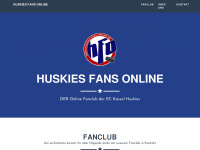 huskies-fans-online.de Webseite Vorschau
