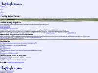 huskytraum.at Webseite Vorschau