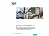 husum-fewo.de Webseite Vorschau