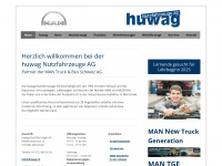 huwag.ch Webseite Vorschau