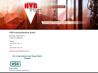 hvb-kunststofftechnik.de Webseite Vorschau