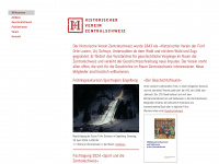 hvz.ch Webseite Vorschau