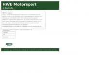 hwe-motorsport.de Webseite Vorschau