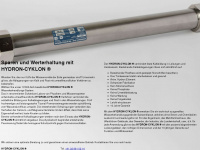 hydron.ch Webseite Vorschau