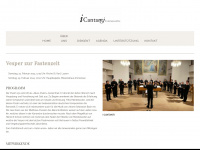 i-cantanti.ch Webseite Vorschau