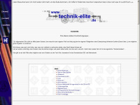 technik-elite.de Webseite Vorschau