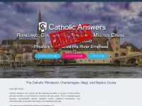 catholicanswerscruise.com Webseite Vorschau