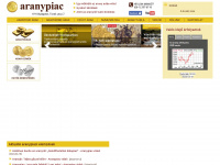 aranypiac.hu Webseite Vorschau