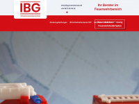 ibg-brandschutz.de Webseite Vorschau