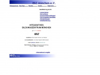 ibiz.de Webseite Vorschau