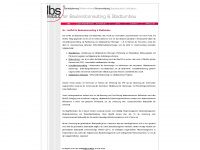 ibs-consulting.de Webseite Vorschau