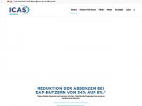 icas-eap.de Webseite Vorschau