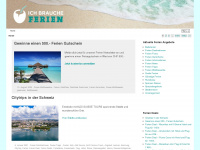 ich-brauche-ferien.ch Webseite Vorschau